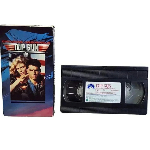 Top Gun (VHS Movie, 1996) Tested. In Sleeve. Starring Tom Cruise - Picture 1 of 5